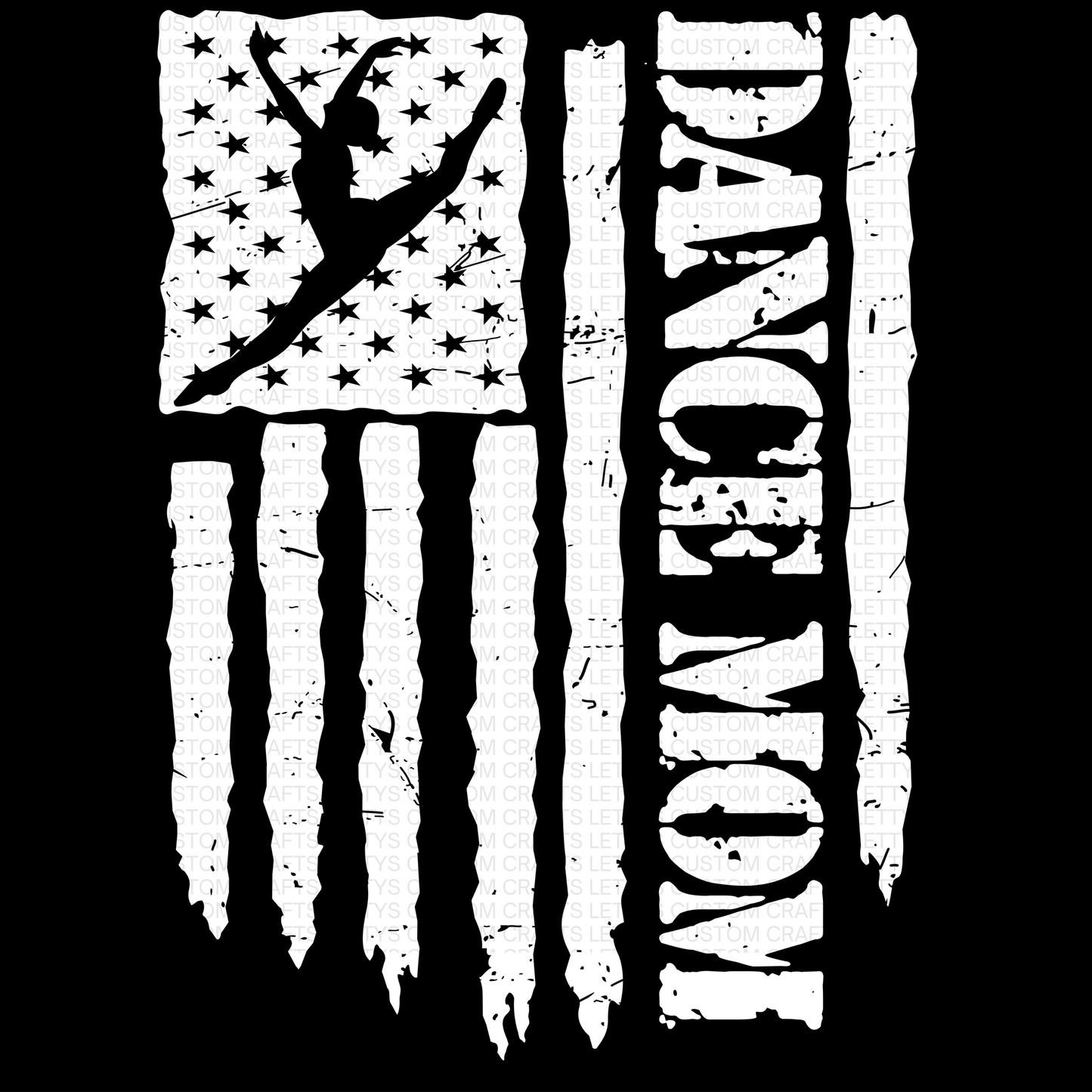 MAJESTICS DANCE MOM WITH FLAG