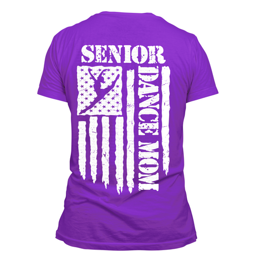 MAJESTICS SENIOR DANCE MOM WITH FLAG