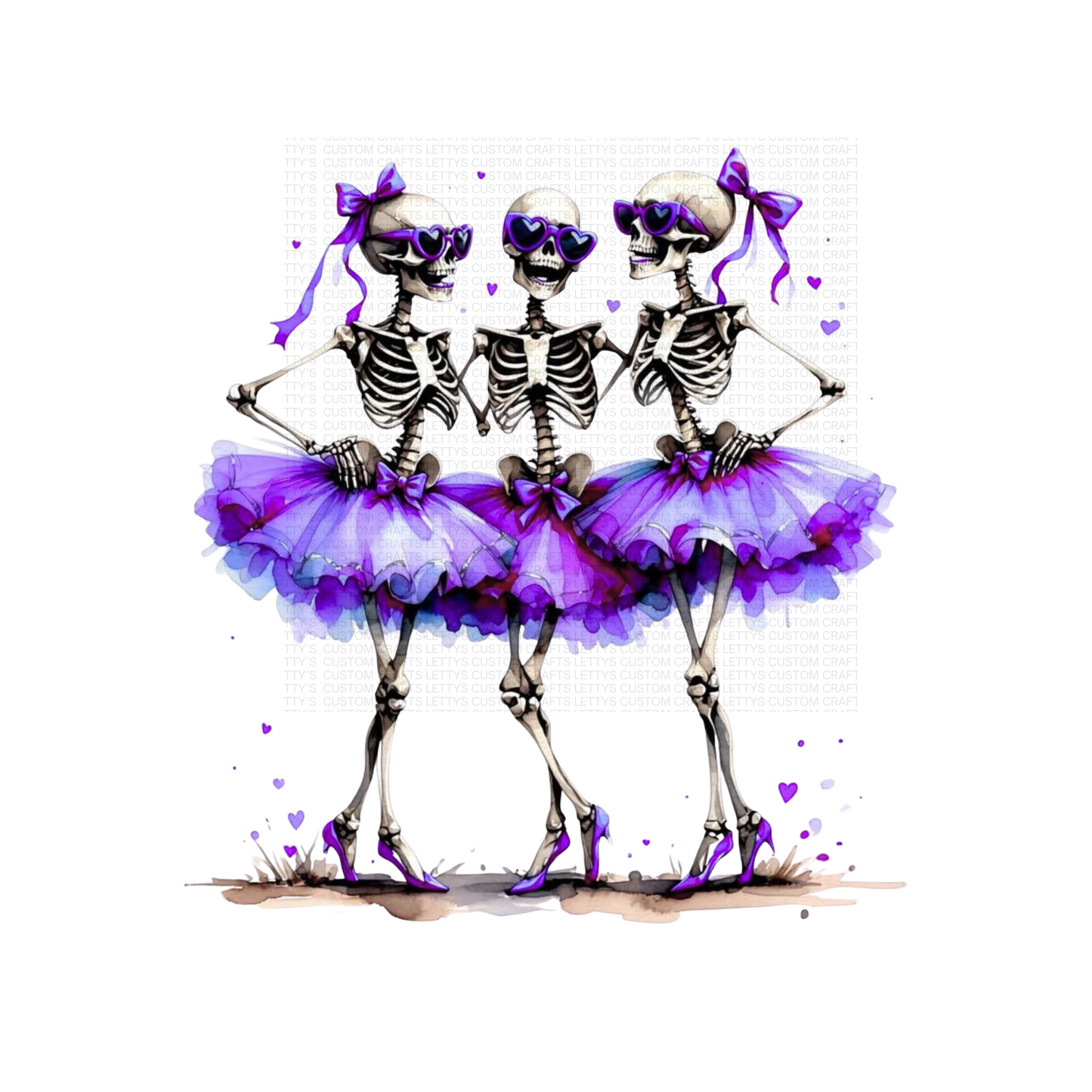 Ballerina Skeleton Halloween T-Shirt